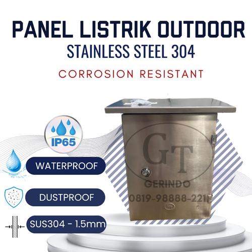 Jual Box Panel Stainless Outdoor 400x300x200mm SUS304 1.5mm DOFF GT ...