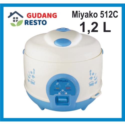 Jual Miyako Magic Com 1.2 L Rice cooker 3 in 1 MCM 512 C / MCM512C / 512C 512C PUTIH Kota