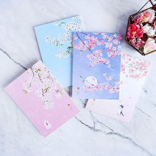 Gambar Dear Cherry Blossom Plain Notepad A6 dari Pingocat Kota Tangerang Selatan Tokopedia