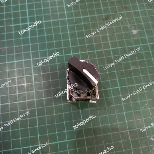 Selettore XB4-BD21 22mm – Metallo Nero, 2 Posizioni, 1NO, Antipolvere, Nuovo