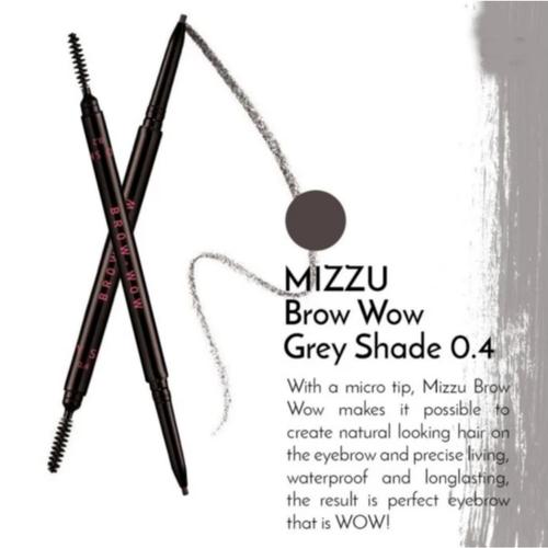 Gambar MIZZU EYE BROW WOW PENCIL - 04 GREY dari Vanessa Cosmetic Jakarta Pusat Tokopedia