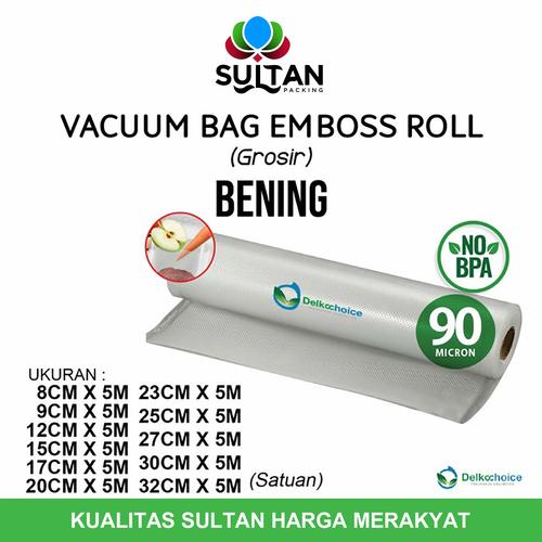 Jual Plastik Vacuum Emboss Roll 5 Meter Vakum Embossed Roll Satuan