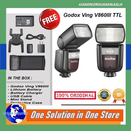 Flash Godox V860III-S Per Sony – Speedlite Con Batteria 2600mAh, HSS 1/8000, Ricarica 1.5s E Luce Modellante LED, Per Fotocamere Sony Full-frame E APS-C