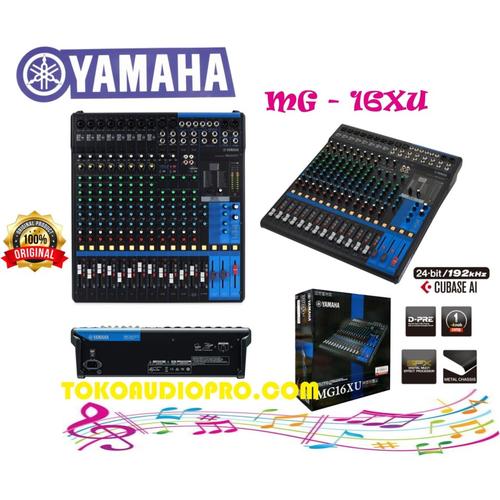 Jual Yamaha MG16XU + Hardcase 16Channel Mixer with Effect Original Jakarta Pusat