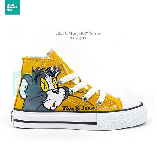 Promo Sepatu Anak Converse All Star Tom Jerry Yellow 26-35 Usia