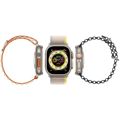Jual Apple Watch ULTRA Titanium Case Midnight/White/Yellow Ocean Band Resmi YELLOW OCEAN