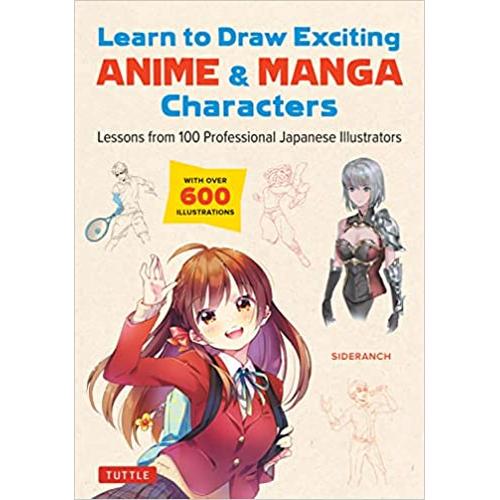 Promo Learn to Draw Exciting Anime & Manga Characters: Lessons from 100