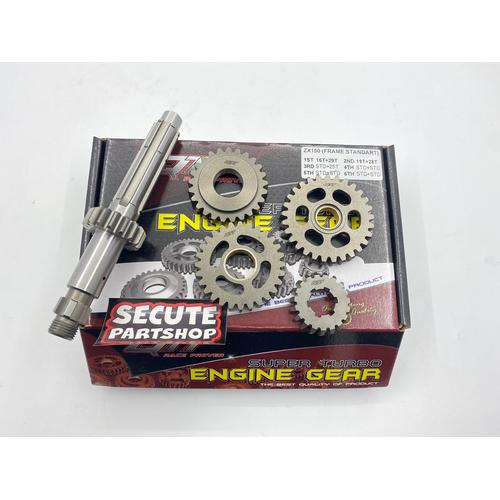 Jual Gigi rasio transmisi gear box ratio set qtt ninja 150 2t frame