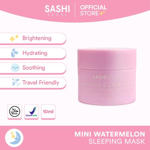 Jual SASHI Mini Watermelon Sleeping Mask Mencerahkan Wajah Krim