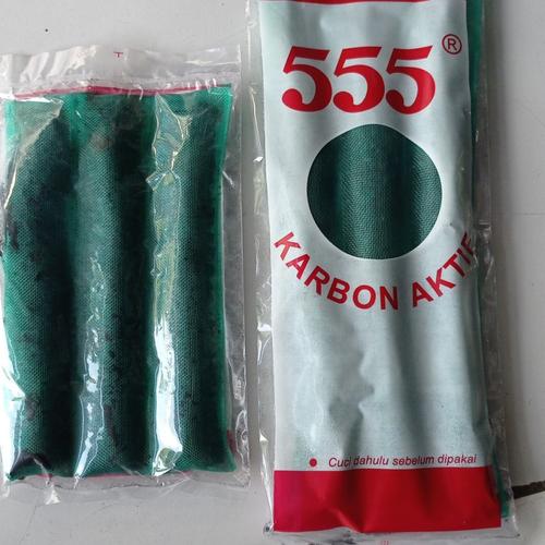 Jual KARBON AKTIF 555 PANJANG DAN PENDEK FILTER AIR AQUARIUM KOLAM