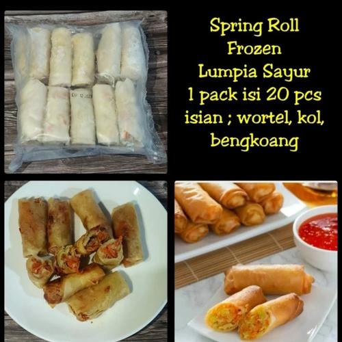 Jual Spring Roll Lumpia Sayur frozen isi 20 - Jakarta Timur - Nunina ...