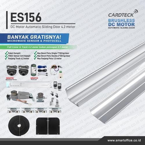 Jual Automatic Sliding Door Kaca Frameless Full Track 4.2m Cardteck ES156 Kab. Tangerang