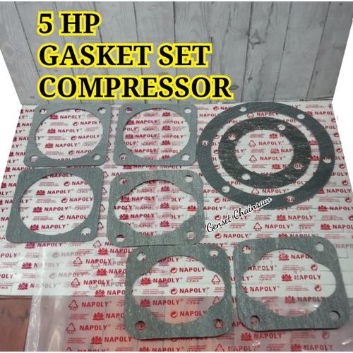 Jual Gasket Seat Packing Set Paking Komplit Kompressor Compressor 5HP 5 ...