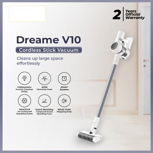 Promo Dreame V10 Cordless Stick Vacuum Cleaner Handheld 22kPa Penyedot Debu Cicil 0 3x Kab