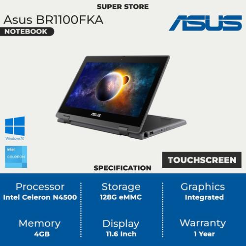 ASUS ExpertBook R11 BR1100FKA-BP0573RA - 11.6 - Celeron