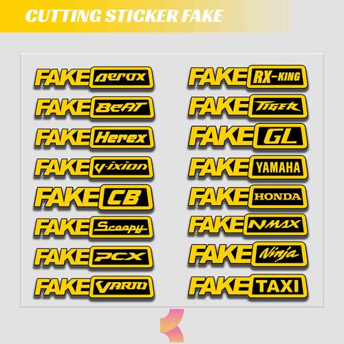 Jual Stiker Motor Variasi Sticker Cutting Fake Honda Beat - Beat - Kota ...