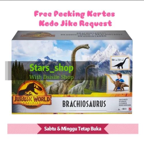 Dinosauro Brachiosaurus Jurassic World Dominion - Bew In Scatola - HFK04