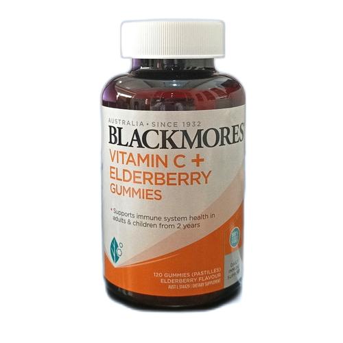 Jual Blackmores Vitamin C + Elderberry Gummies 120 Patilles Jakarta