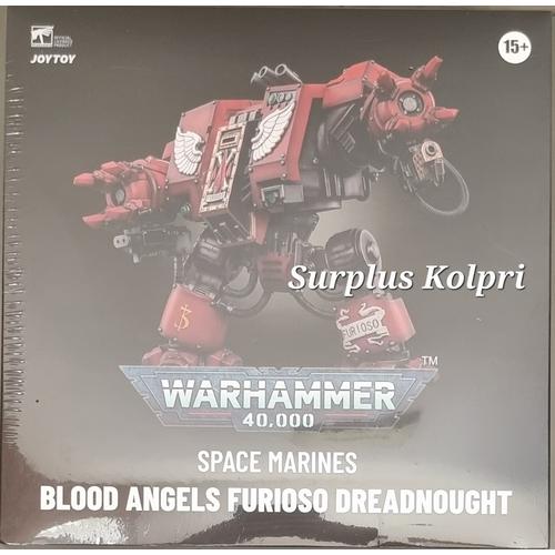 Action Figure JOYTOY Warhammer 40K 1/18 Blood Angels Furioso Dreadnought Brother Samel, 20 Cm, Da Collezione - 5