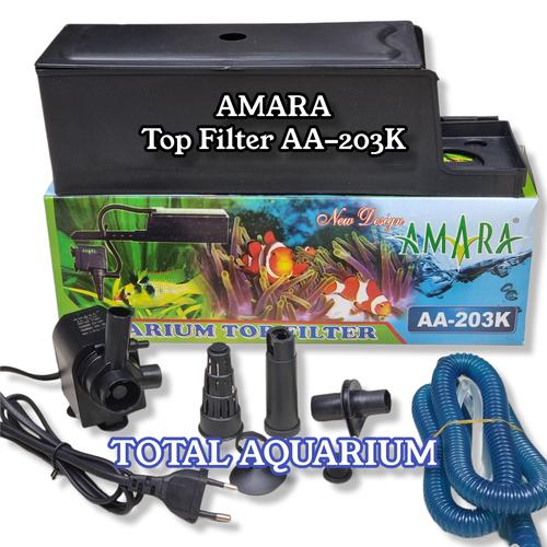 Jual Amara AA203K Top Filter Box Aquarium Full Set AA203K Jakarta