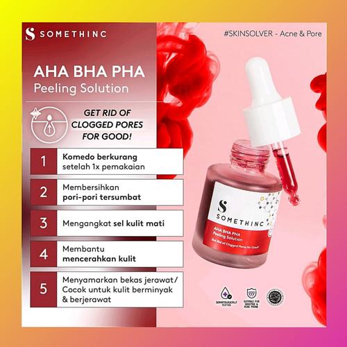 Jual Somethinc AHA BHA PHA Peeling Solution - Kota Medan - Slim N Fit ...