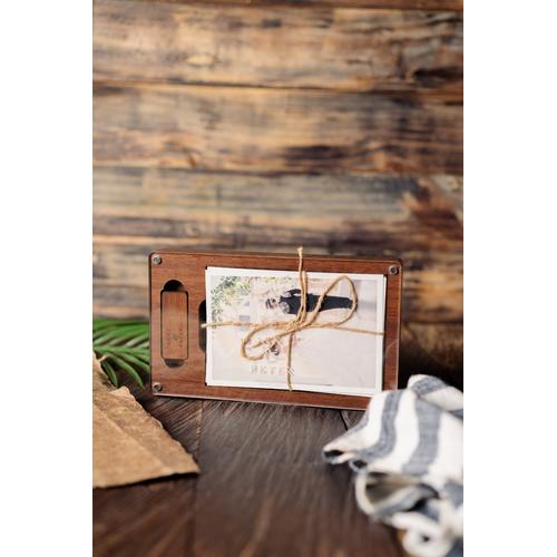 Jual PHOTOBOX 4R + WOODEN FLASHDISK CUSTOM DESIGN LOGO