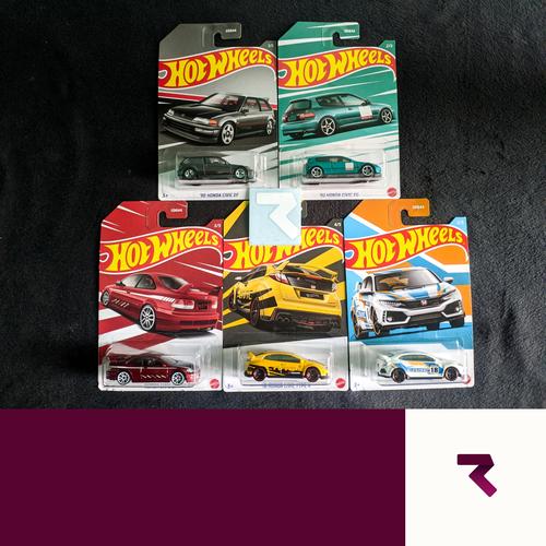 Hot Wheels 2025 '90 Honda Civic EF Blu VTEC - Serie 70s Vs 90s #28 JDM - Foto 5
