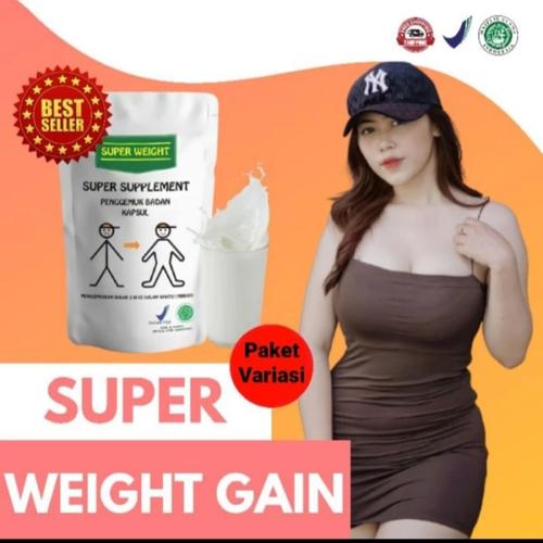Jual Penggemuk badan terbaik super weight gain penambah berat badan