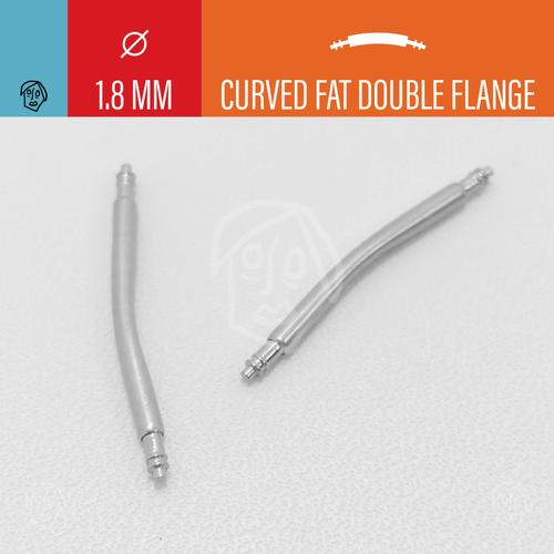 Jual Curved Spring Bar Fat Diameter 1.8mm Double Flange Pin Tali Jam