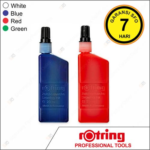 Jual Tinta Drawing Pen Rotring 23ml - Ink Bottle 23 Ml White Blue Red ...