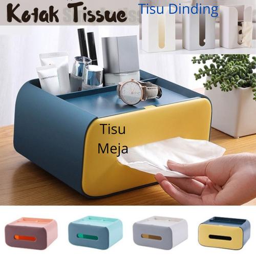 Promo Kotak Tissue Tisu Tempel Dinding Tempat Tisu Untuk Dapur Toilet ...