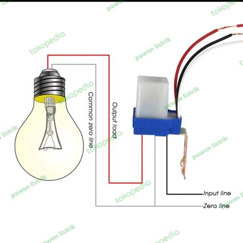 Jual Saklar Otomatis Cahaya Sensor Lampu Switch LDR AC / DC - Saklar ...