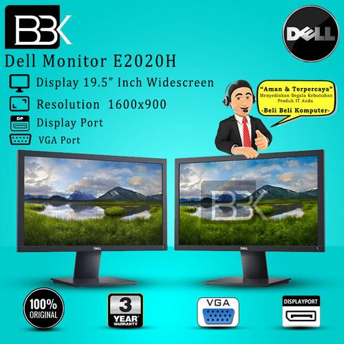 Jual Monitor Dell 19 5 Inch Monitor E2020H 3 Year Jakarta Pusat jual-monitor-dell-19-5-inch-monitor-e2020h-3-year-jakarta-pusat