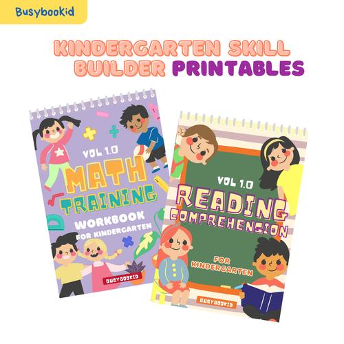 Jual [PDF instant download] Kindergarten Worksheet Reading and Math ...