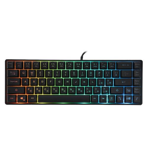 Promo Rexus Keyboard Gaming Mini Battlefire K68M Hitam Jakarta