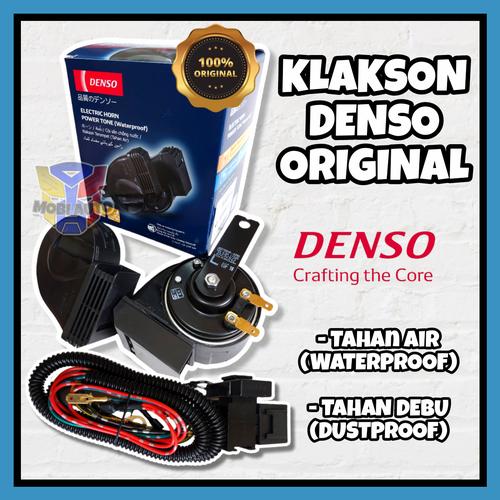 Jual Klakson Keong DENSO 12 Volt Asli Komplit Kabel Relay Set Mobil & Motor Klakson + Relay
