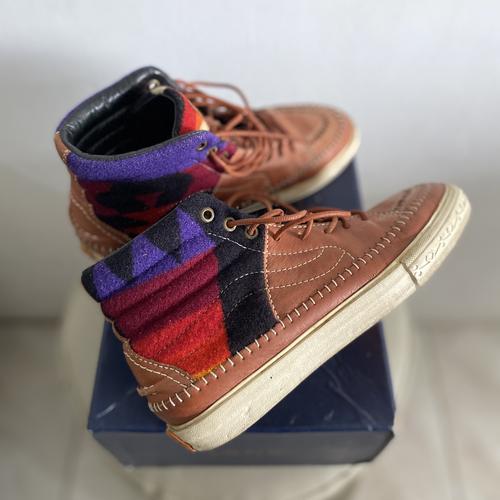 Jual Takahayashi x Vans Vault Sk8 Hi Pendleton Kota Medan