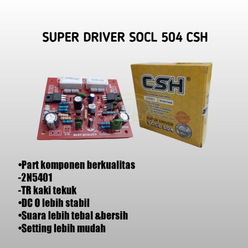 Jual KIT SUPER DRIVER SOCL 504 CSH driver socl 504 merk 504 - Kota