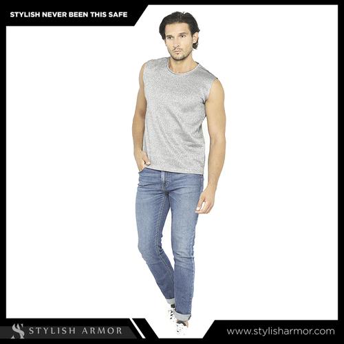 Gambar Stylish Armor Crew Neck Sleeveless Top , Crew Neck Lengan Buntung - Abu-abu, S dari STYLISH ARMOR Jakarta Timur Tokopedia