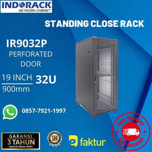 Jual IR9032P INDORACK STANDING CLOSE RACK19 DEPTH900MM 32U PERFORATED ...