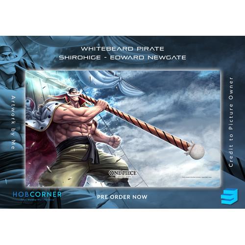 Jual One Piece Card Game "Whitebeard" Playmat (Credit To Bandai