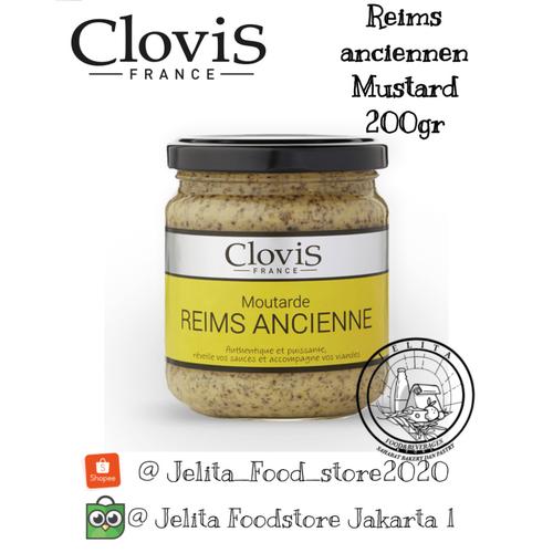 Jual Clovis Whole Grain Reims A lancienne mustard 200gr France