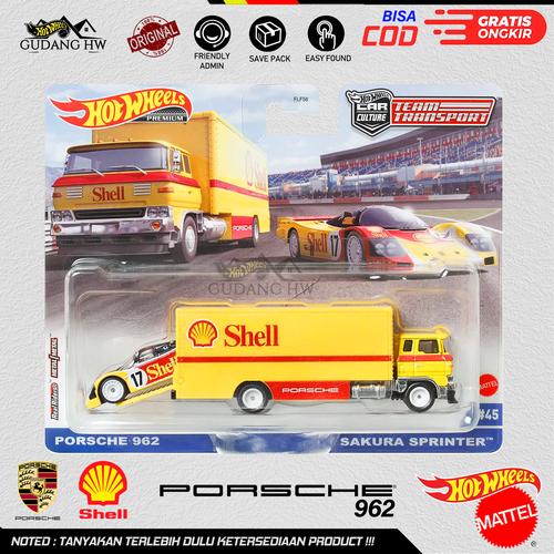 Jual HOT WHEELS TEAM TRANSPORT PORSCHE 962 SHELL - Kota Depok - GUDANG ...