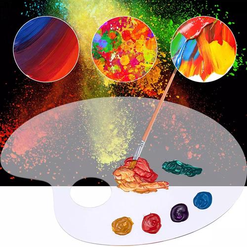 Jual Palet clear transparan palette painting lukis paint color art