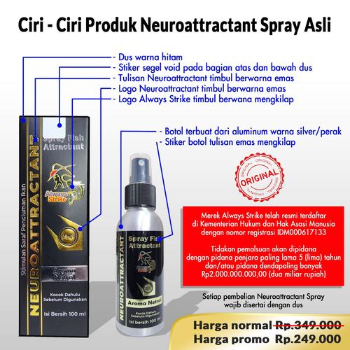 Jual Neuroattractant Spray Fish Attractant Ikan Umpan Pancing Non Essen
