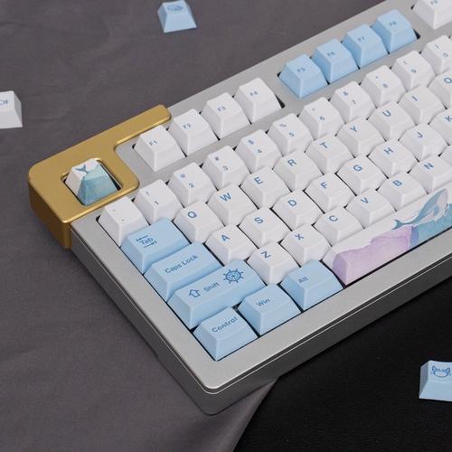 Jual Gmk haiyu blue whale keycaps cherry profile 129 keycaps Jakarta