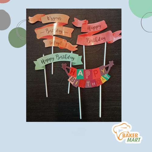 Jual Topper Happy Birthday Set A - Kota Depok - Bakermart Depok | Tokopedia