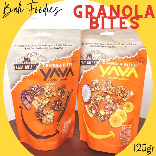 Promo Granola Bites East Bali Cashews YAVA 125gr ChocoVanila Kota