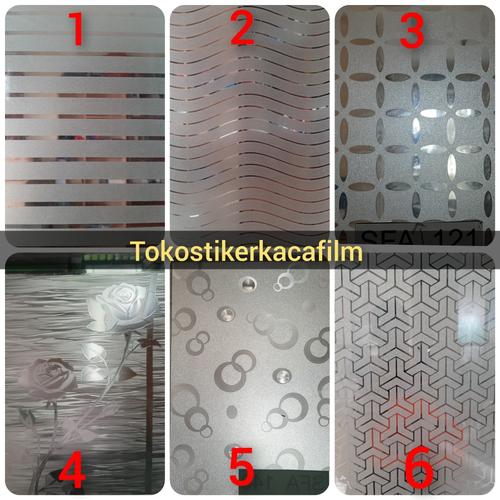 Jual Stiker Kaca Motif Sticker Kaca 1 Roll 50 Meter - 1 - Kota Bekasi ...