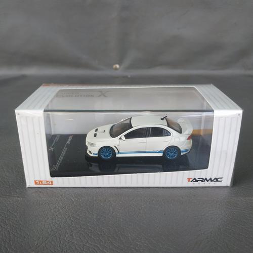 Modèle Réduit Mitsubishi Lancer Evolution X 311RS - 1:64 - Blanc - Tarmac - Neuf